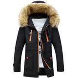 Warm Winter Hooded Fur Jacket